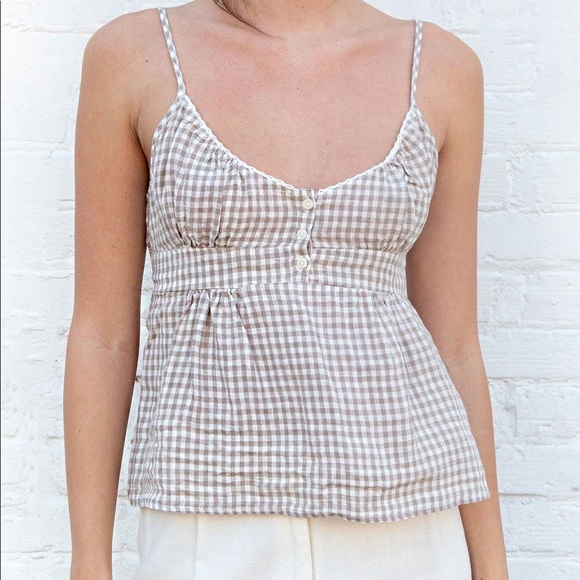 Brandy Melville Tops - Brandy Melville Tiffany gingham tank